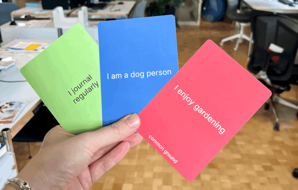 “Common ground” card&nbsp;deck