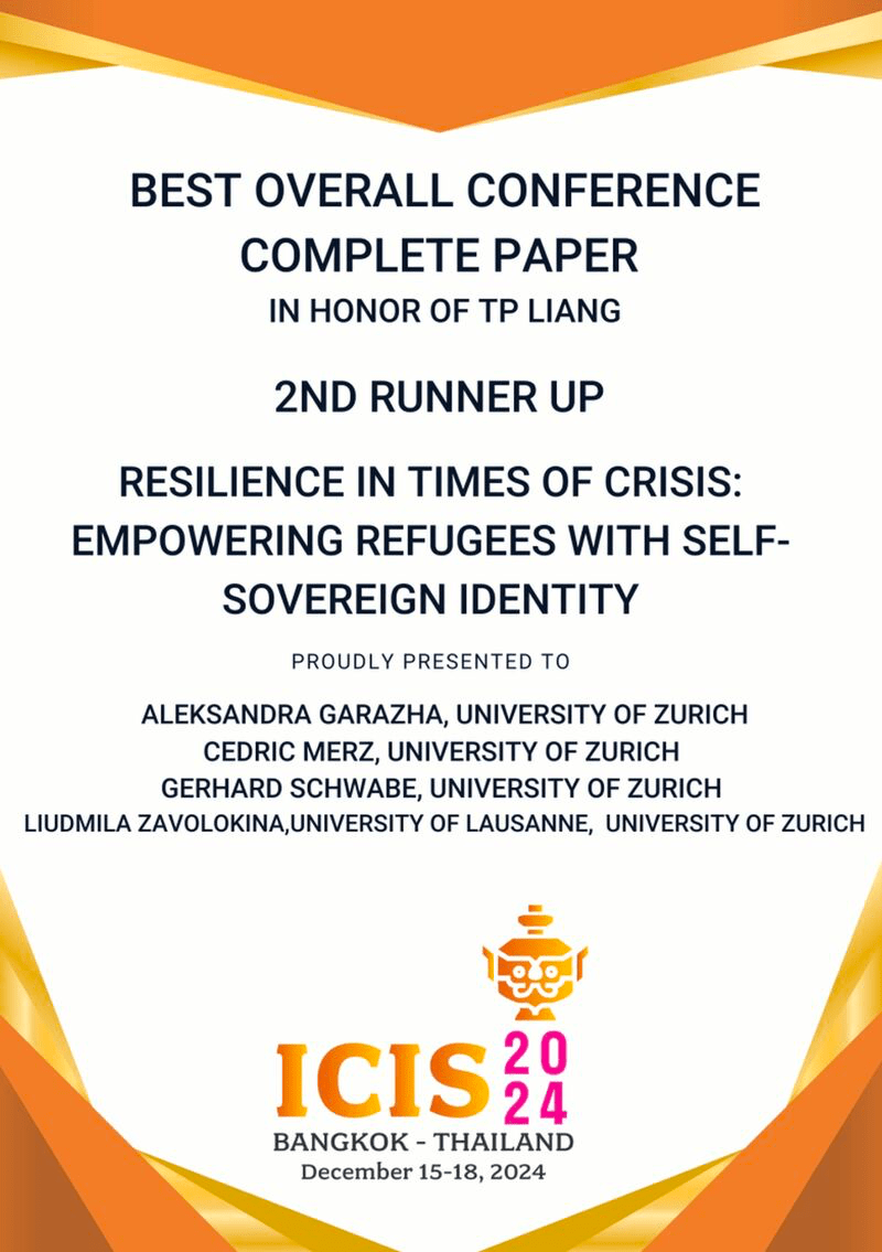 2nd runner up for the best paper award&nbsp;@ICIS24