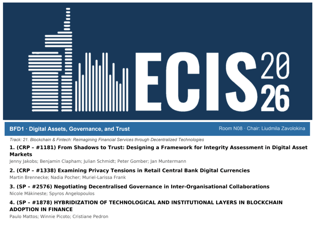 Digital Assets, Governance, and Trust